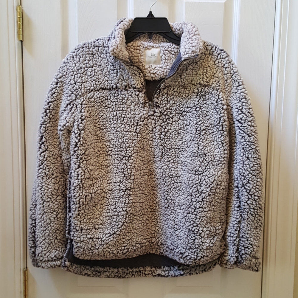 Sherpa 3/4 zip pullover